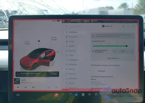 2023 Tesla Model 3 Rear-Wheel Drive z USA, uszkodzony, nr VIN 5YJ3E1EAXPF510874